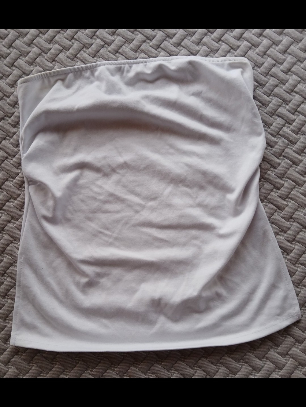 Almost Famous White Strapless Tube Top
